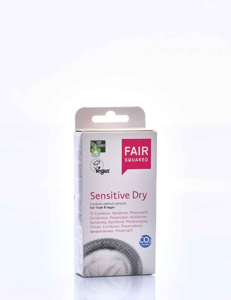 Préservatifs Vegan Fair Squared Sensitive Dry x10