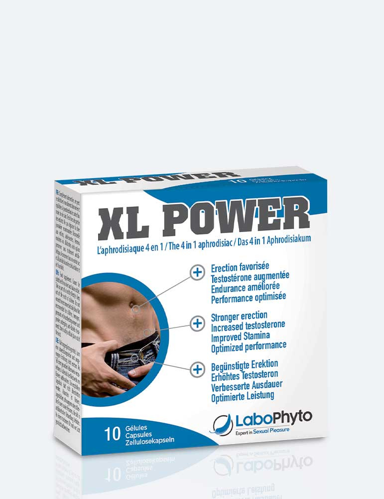 XL Power Aphrodisiaque 4en1 Labophyto (10 gélules)
