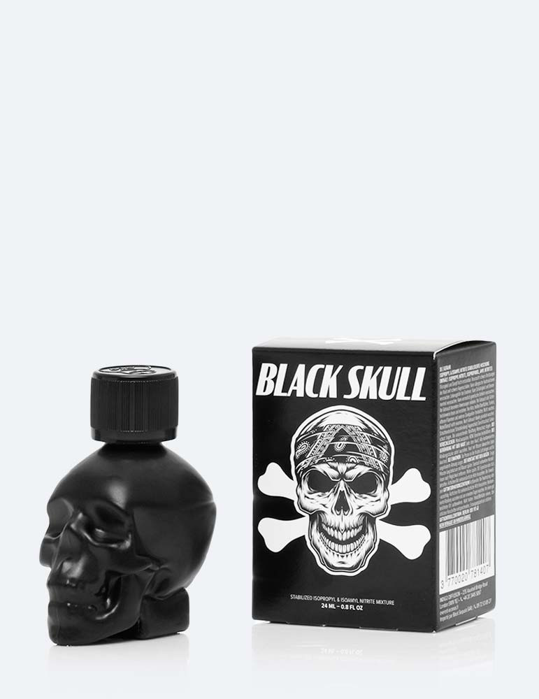Poppers tête de mort noire - 24 ml