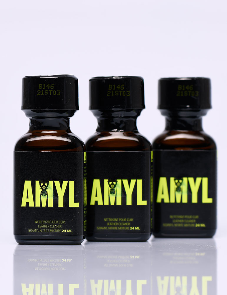 Pack 3 Poppers Amyl 24 ml