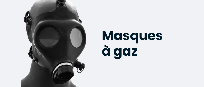 Masque à gaz poppers